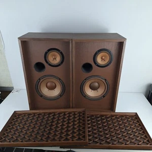 Pioneer CS-33A Stereo Speakers 2 Way Speaker 1971 RARE Made in Japan Tested - Picture 1 of 22