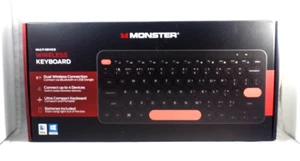 Monster  Multidevice Wireless Keyboard -  Connect up to 4 devices - BLACK - Picture 1 of 3