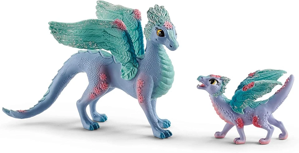 Schleich Flower Dragon and Baby Bayala Figure Set 70592