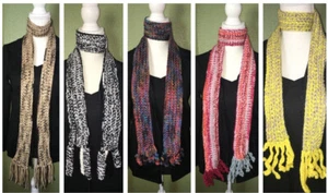 Handmade (by ME) Crocheted Scarves Long and Skinny Scarf (#5) - Picture 1 of 28
