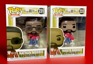 Par de figuras Funko Pop Boyz 2 hombres 231 Nathan 233 Wanya Morris hip hop vinilo - Imagen 1 de 17