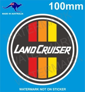 VINTAGE TOYOTA LANDCRUISER STICKER RETRO OLD SCHOOL - Picture 1 of 1