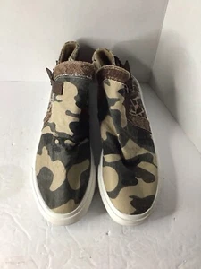 Blowfish Malibu Women Camo/leopard/snake High Top Sneakers 11.5 Preowned - Picture 1 of 8