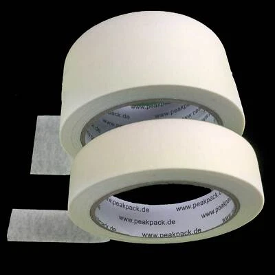 PEAKPACK Nastro adesivo per pittore nastro di copertura nastro crespo larghezza: 48 mm / lunghezza: 30 m