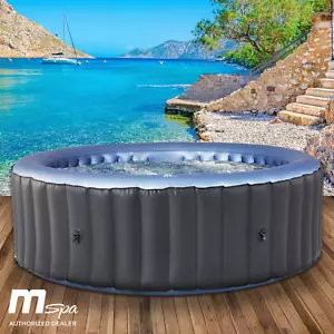 Whirlpool MSpa BERGEN 6 Personen Ø204x70cm aufblasbar Pool Wellness Spa 2.Wahl - Bild 1 von 12