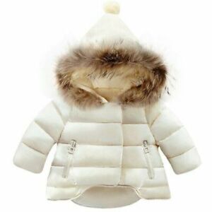 Christmas Outerwear boys and Girls Fur Down Clothing 90% Children's Down Jacket