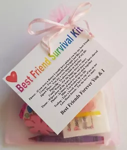 BEST FRIEND Survival Kit Birthday Novelty KEEPSAKE GIFT Present Birthday 1st CP - Picture 1 of 2