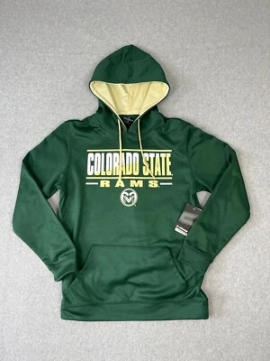 Colorado State Rams Sudadera con Capucha Para Hombres M Verde Coliseo Sudadera Pullover Suéter Foto 1 de 4