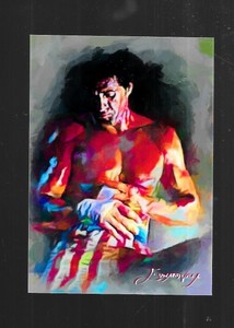 Rocky Balboa Artist Signed Giclee Print Card #7 48/50 2018 Sylvester Stallone