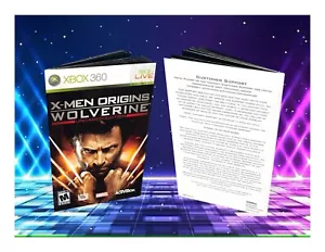 Wolverine Uncaged Edition - Manual de repuesto personalizado para Xbox 360 - Imagen 1 de 1