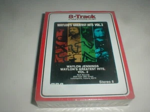 Waylon Jennings GREATEST HITS #2 8 Track Tape SEALED CLUB Outlaw Country Waylon - Picture 1 of 6
