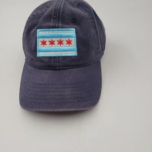 Chicago City Flag hat , distressed , snapback - Picture 1 of 7