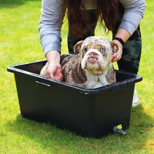 New Dog Cat Pet Bathtub With Drain Valve Multi Purpose Bath Tub S M L XL - Picture 1 of 7