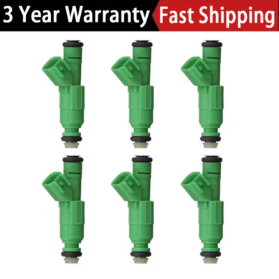 6pcs Fuel Injector FJ477 for Dodge Caravan 3.3l V6 2002 2003 2004 2005 2006 2007 - Image 1 of 4