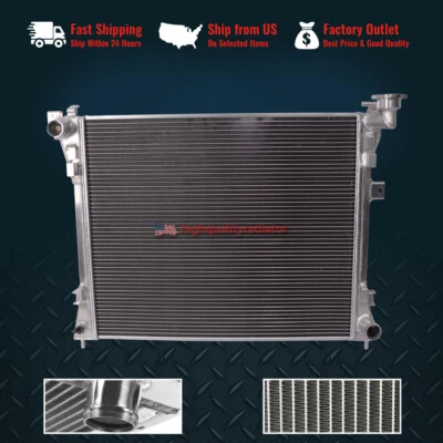 Aluminum Radiator For 08-20 Dodge Grand Caravan/08-16 Chrysler Town&Country 3Row - Image 1 of 4