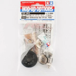 Tamiya 53663 RC TT01 Ball Differential Diff Set For TT01E/DF02/TT02 Hop Up Parts - Picture 1 of 1