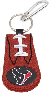 NFL Houston Texans Football strukturierter Schlüsselanhänger mit Karabiner von GameWear - Bild 1 von 1