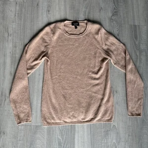 Charter Club Luxury 2-ply 100% Cashmere Tan Beige Neutral Crewneck Sweater Small - Picture 1 of 15