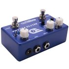 Deluxe Preamp Guitar  Pedal 2 In 1 Boost Classic Overdrive Effects Metal 7711