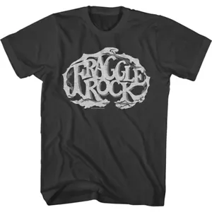 Fraggle Rock Jim Henson Cartoon Vintage Logo Chiseled Out Of Stone Men's T Shirt - Picture 1 of 3