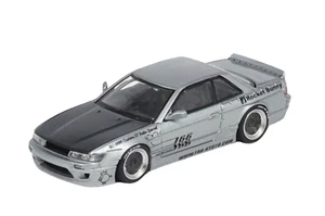Inno64 Nissan Silvia S13 V1 Pandem  Rocket Bunny Silver 1:64 - Picture 1 of 1