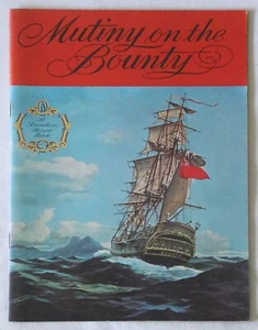 Mutiny on the Bounty souvenir film programme 1962 marlon brando trevor howard - Foto 1 di 1
