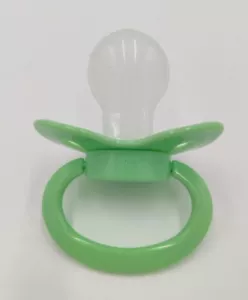 ABDL Chupete Calma Para Adultos Placa Verde XXL, Anillo Verde - Bild 1 von 2