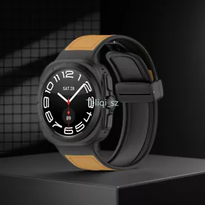 Replacement Magnetic Sport Silicone Strap for Samsung Galaxy Watch 7 Ultra 47mm - Picture 1 of 21