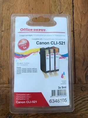 canon  cli - 521 multi pack ( office depot ) - Image 1 of 2