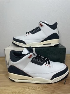 NEW Men's Size 9 Nike Air Jordan 3 Retro Quai 54 FZ5649-100 White Shoes 2024 AJ3 - Picture 1 of 8