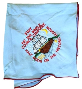 Pañuelo Rip Van Winkle Cncl (NY) 1993 Half Moon on the Hudson Camporee Staff - Imagen 1 de 1