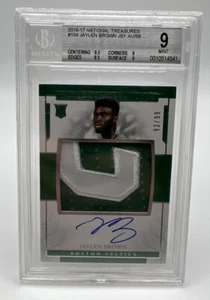 2016-17 National Treasures RPA Jaylen Brown Rookie Patch Auto BGS 9 Auto 10 /99 - Picture 1 of 2