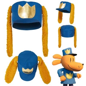 Dog Man Petey the Cat Hat with Ear Cosplay Cap Carnival Accessories Headwear Hat - Picture 1 of 12