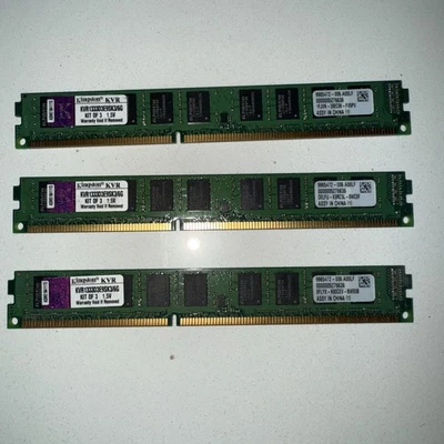 Kingston KVR1333D3D8R9SK3/6G 6GB (3x2GB) DDR3 1333 ECC Memory Kit - Image 1 of 4