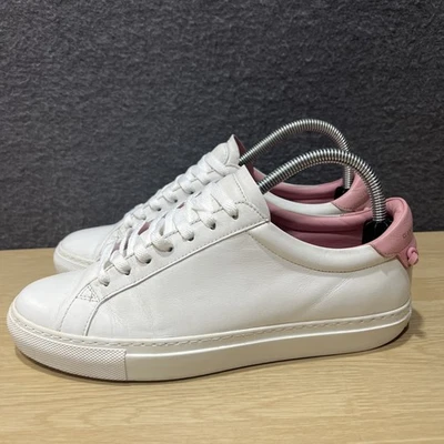 Zapatillas bajas Givenchy Urban Knots para mujer talla 38 de cuero blanco/rosa Foto 1 de 4