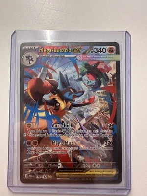Mega-Lucario Ex 179/132 Mega Entwicklung Pokemon Karte | Deutsch - Bild 1 von 2