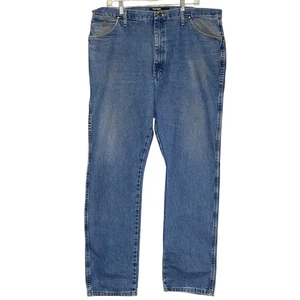 George Strait Wrangler Men's Jeans Blue Size 40x34 Cowboy Cut Straight - Picture 1 of 7