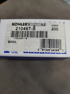 SEDIMENT BOWL KOHLER GENERATOR 210467-S New Old Stock - Picture 1 of 2