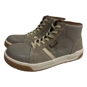 KEEN Utility Mens Kenton Mid Brindle/Gum Canvas Work Boots Carbon Toe 9 EE - Picture 1 of 9
