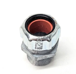 Thomas & Betts 2546 ~ 1” Zugentlastungskabelverbinder gerade 0,750-.880” ~ NEU - Bild 1 von 2