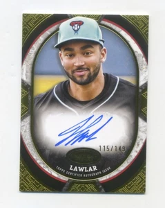 2025 Topps Tier One Baseball Jordan Lawlar AUTO 115/149 - Bild 1 von 2