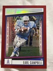2022 Score #7 Earl Campbell Red Zone /20 - Picture 1 of 3