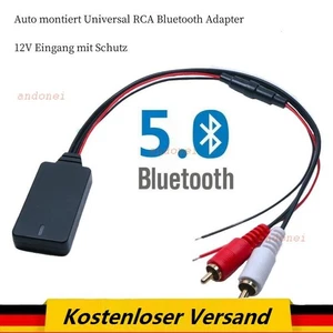 Bluetooth 5.0 Stereo Adapter AUX Bluetooth Adapter Auto 12V Radio Audio Kabel - Bild 1 von 4