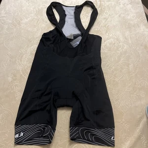 CHEJI Polar Para hombres Ciclismo Culotte Bicicleta Acolchado Babero Negro Nuevo con Etiquetas - Imagen 1 de 9