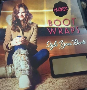 HUGRZ BOOTS WRAPS - STYLE YOUR BOOTS ACCESSOIRES SET **GETRAGEN, OFFENER KARTON, ABER NEU** - Bild 1 von 13