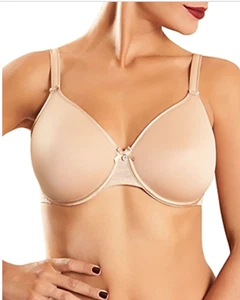 Chantelle C Magnifique Minimizer T-Shirt Bra Ultra Nude Size 32D NWT - Picture 1 of 4