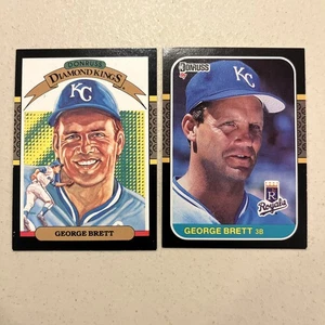 Donruss George Brett 1987 lote de 2 - Imagen 1 de 2