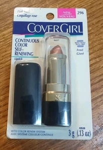 CoverGirl Continuous Color Lipstick #527 Pink Shell .13oz Discontinued. NEW - Picture 1 of 8