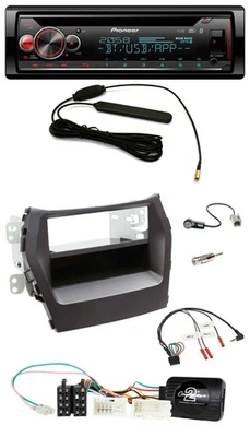 Pioneer USB DAB Lenkrad Bluetooth CD Autoradio für Hyundai Santa Fe ab 2012 schw - Bild 1 von 4