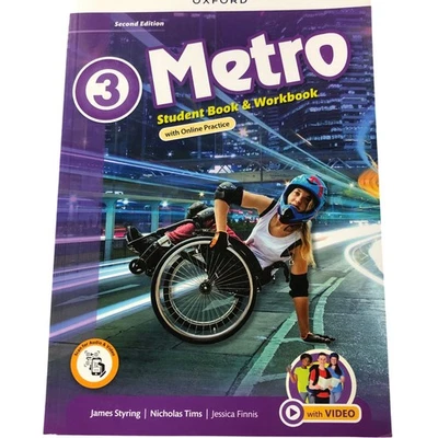 OXFORD Metro 3 Student Book and Workbook Second Edition with Online Practice - Image 1 of 3